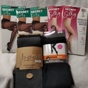 B.O.C Fleece LIned Leggings, Secret Panthose, Mountain Ridge Fleece Tights
